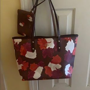 Coach bag and matching wallet